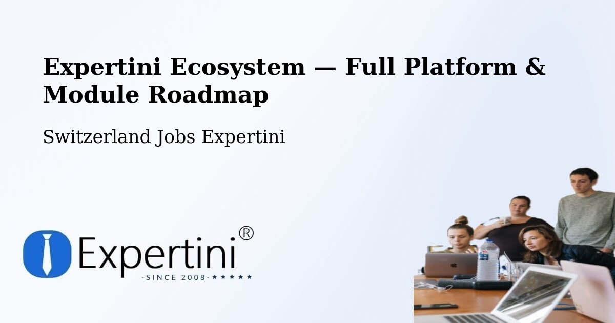 Expertini Ecosystem — Full Platform & Module Roadmap – Wangen