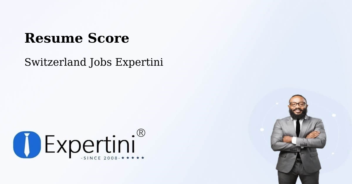 Resume Score & Job Description Match Tool – Wangen - Switzerland Jobs Expertini